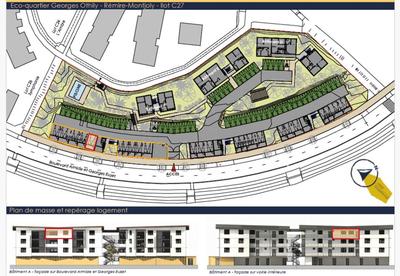 Appartement - 62 m² - 3 pièces