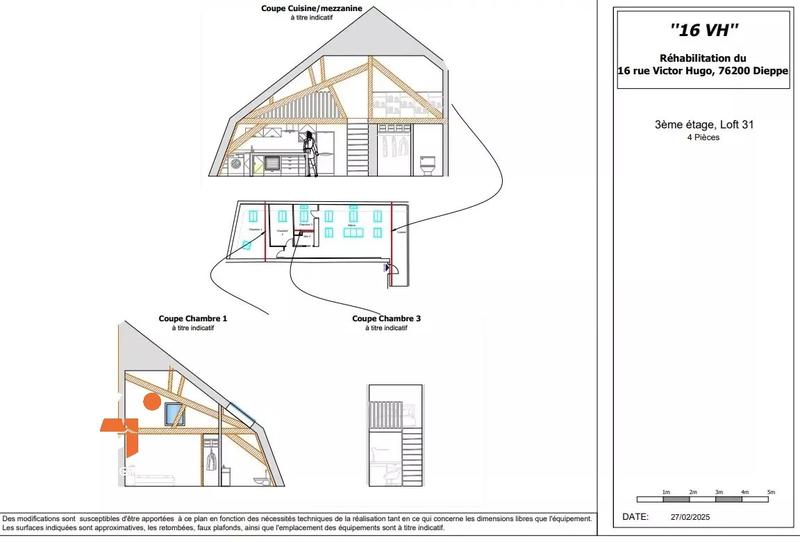 Appartement - 101 m² - 4 pièces