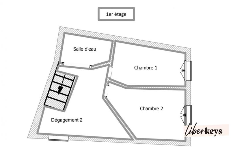 Duplex - 75 m² - 3 pièces