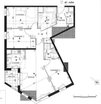 Appartement - 79 m² - 4 pièces