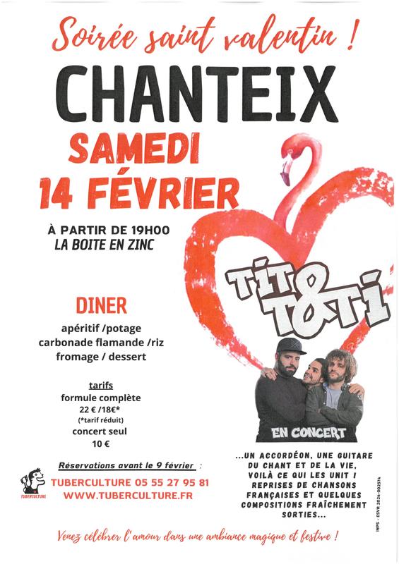 Soirée Saint Valentin