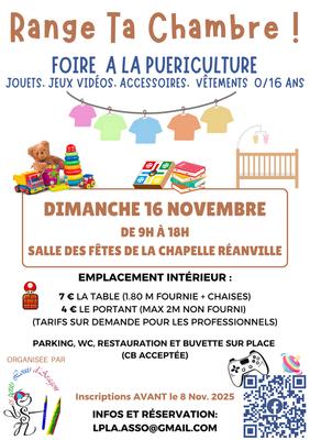 Foire à la puériculture - range ta chambre