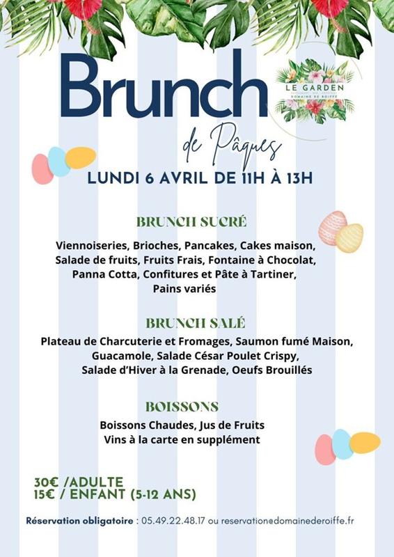 Brunch de Pâques au Domaine de Roiffé