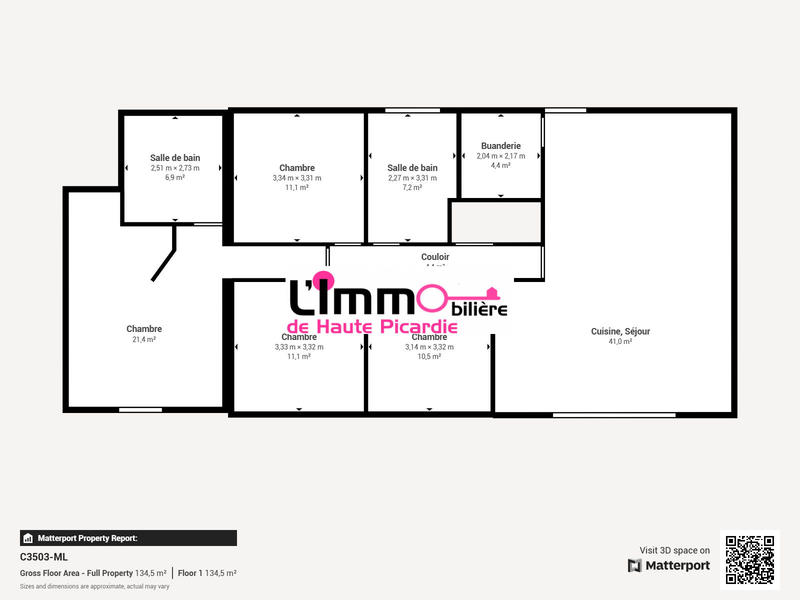 Maison - 120 m² - 6 pièces