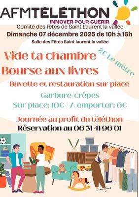 Vide ta chambre / bourse aux livres