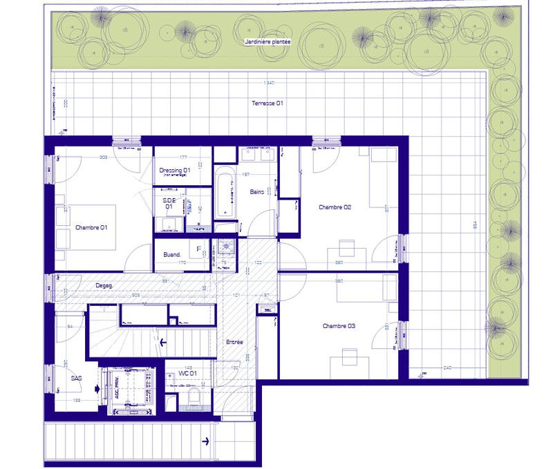 Appartement - 145 m² - 5 pièces