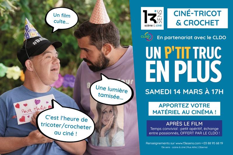 Ciné-Tricot-Crochet - un p'tit truc en plus