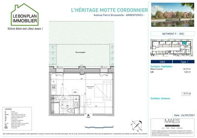 Appartement - 28 m² - 1 pièce