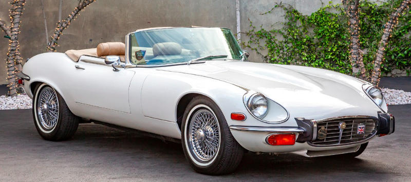 Jaguar E-Type cabriolet matching number