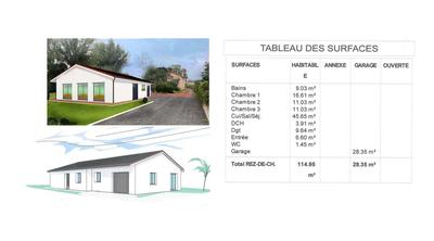 Maison - 115 m² - 4 pièces