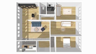 Appartement - 76 m² - 3 pièces