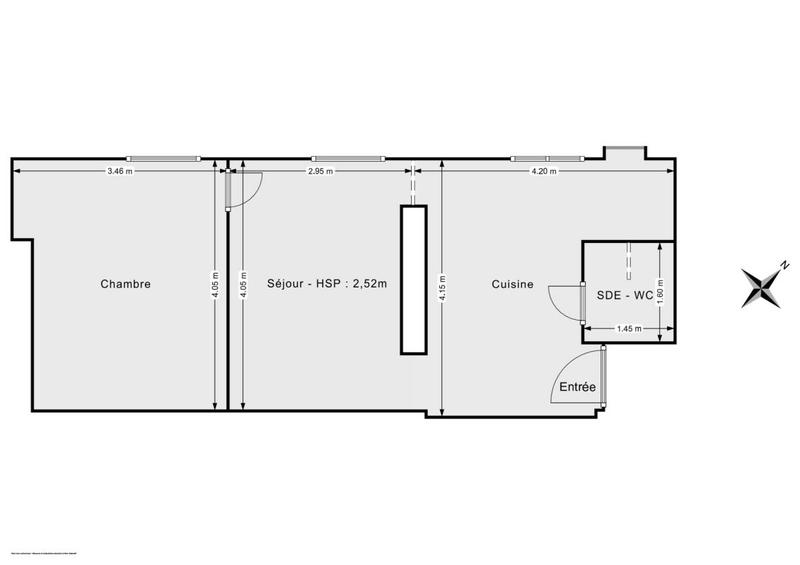 Appartement - 40 m² - 2 pièces