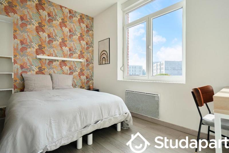 Chambre - 12 m² - 1 pièce