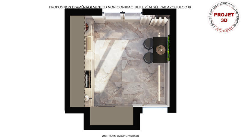 Appartement - 50 m² - 2 pièces