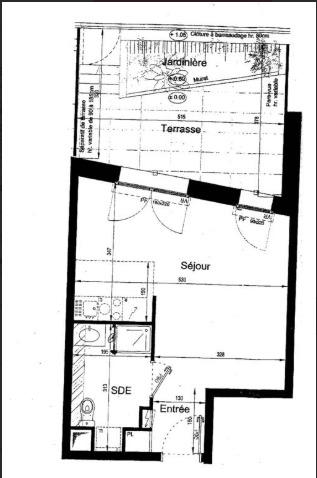Studio - 32 m² - 1 pièce