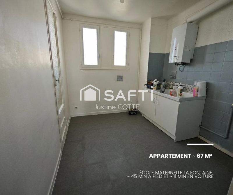 Appartement - 67 m² - 3 pièces