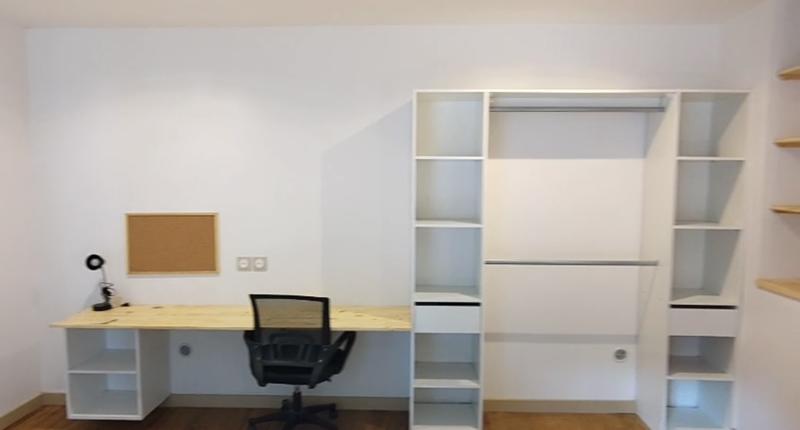 Chambre - 104 m² - 1 pièce