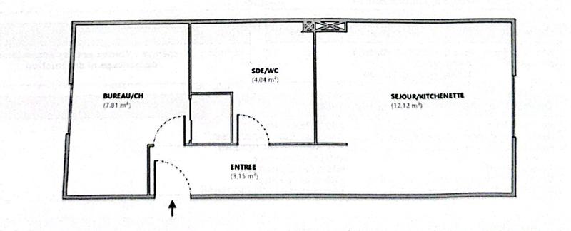 Appartement - 27 m² - 2 pièces
