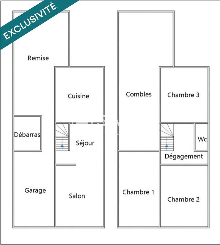 Maison - 140 m² - 5 pièces