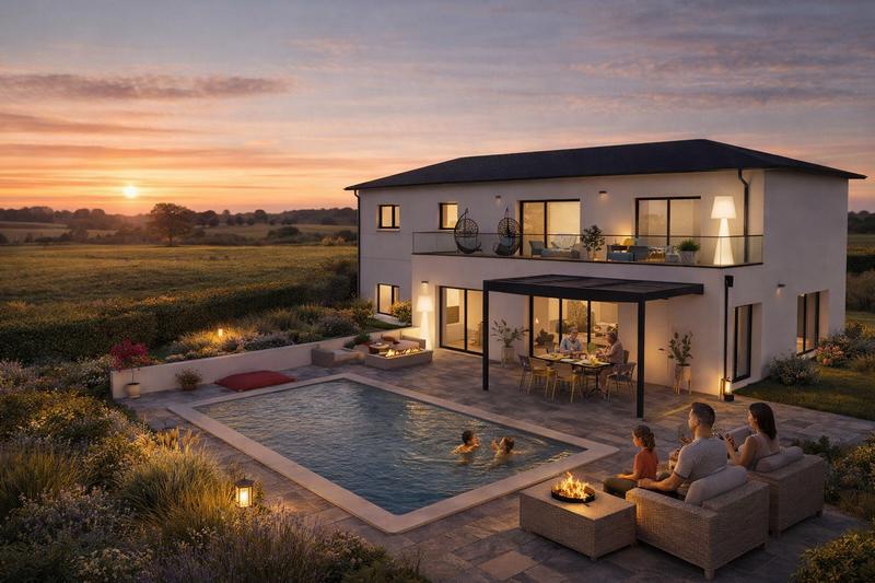 Maison - 160 m² - 6 pièces