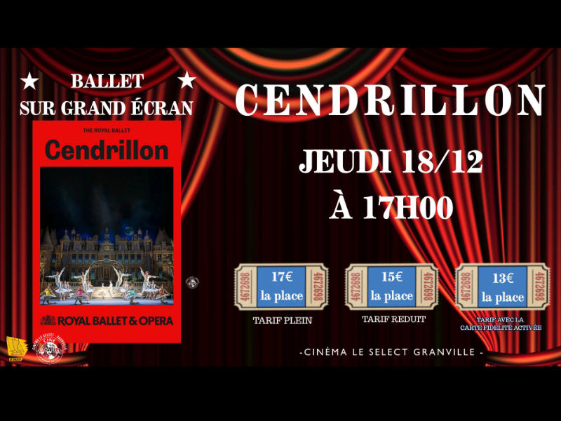 Ballet sur grand écran : cendrillon