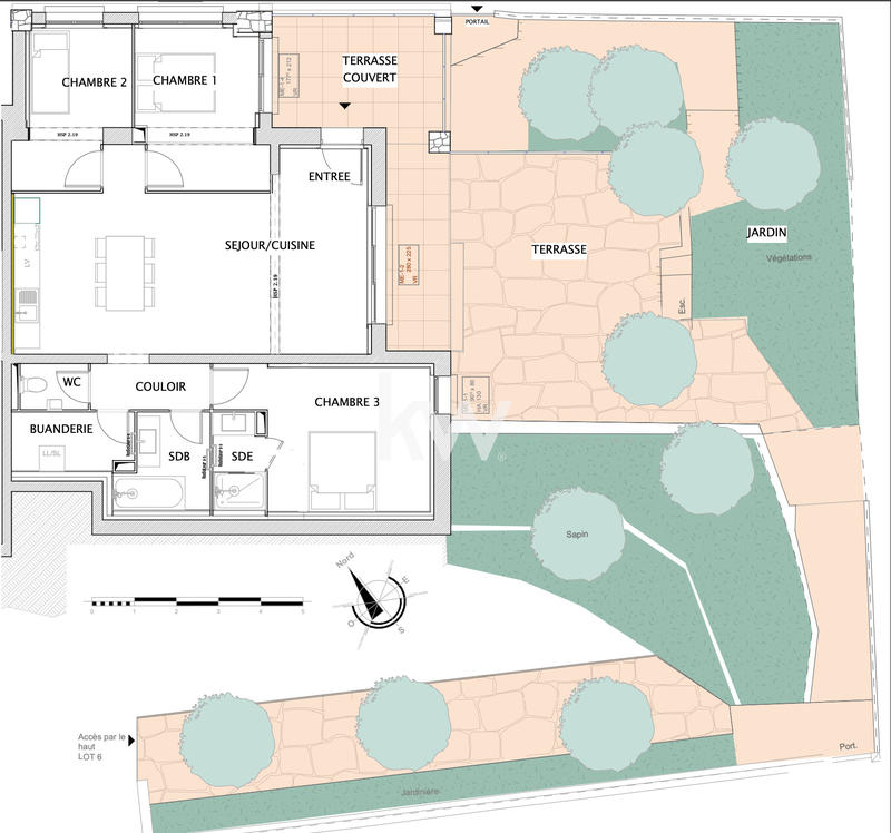 Appartement - 87 m² - 4 pièces