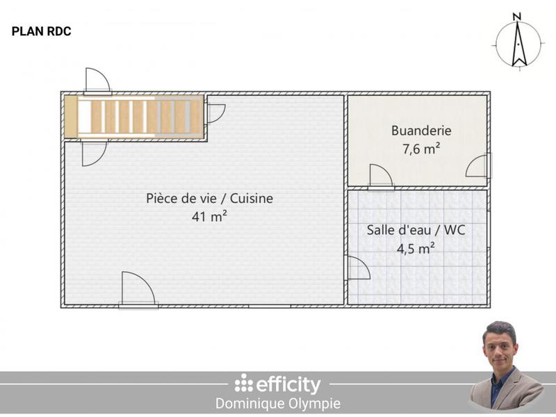 Maison - 70 m² - 3 pièces