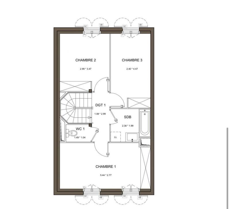Appartement - 124 m² - 5 pièces