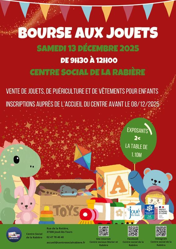 Bourse aux jouets - objets de puériculture - vêtements enfants
