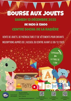 Bourse aux jouets - objets de puériculture - vêtements enfants
