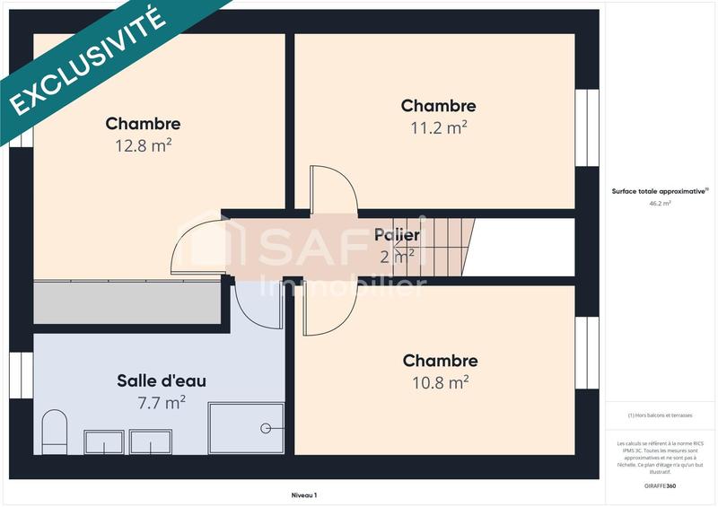 Maison - 97 m² - 5 pièces