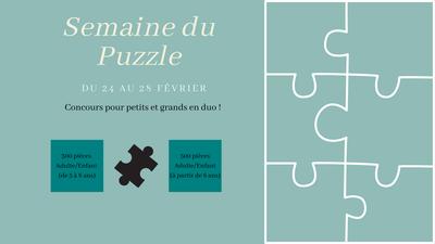 Concours de puzzle en duo