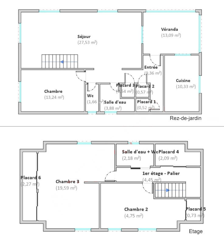 Maison - 109 m² - 5 pièces