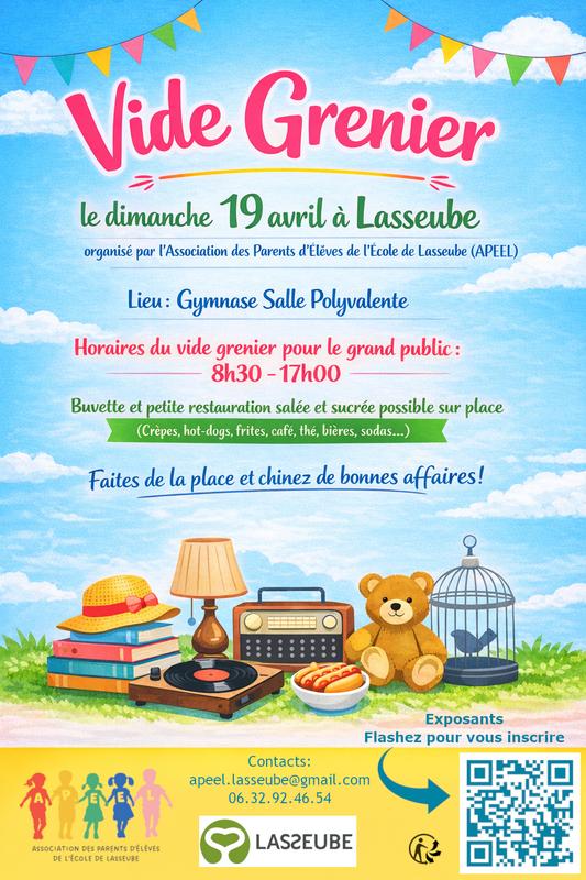 Vide grenier de printemps