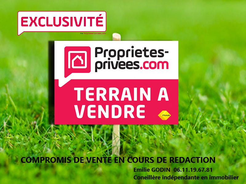 Terrain constructible - 850 m²