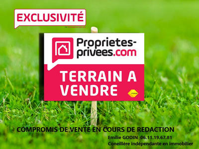 Terrain constructible - 850 m²