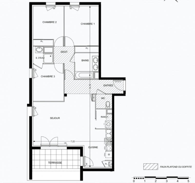 Appartement - 87 m² - 4 pièces