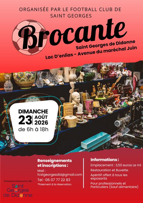 Brocante vide-greniers du football club