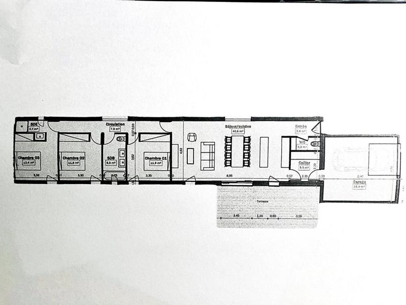 Maison - 105 m² - 4 pièces