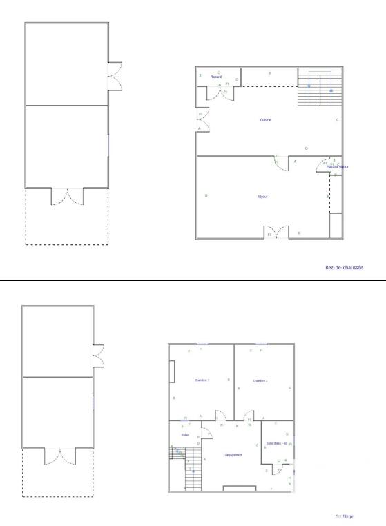 Maison - 70 m² - 3 pièces