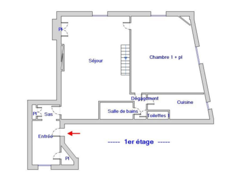 Appartement - 100 m² - 3 pièces