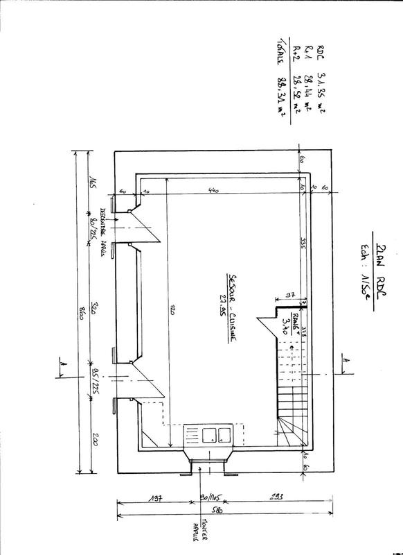 Maison de village - 88 m² - 3 pièces