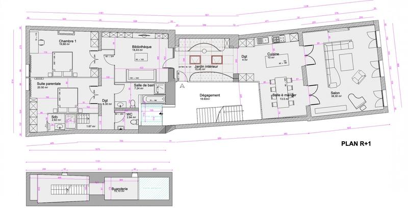 Appartement - 176 m² - 5 pièces