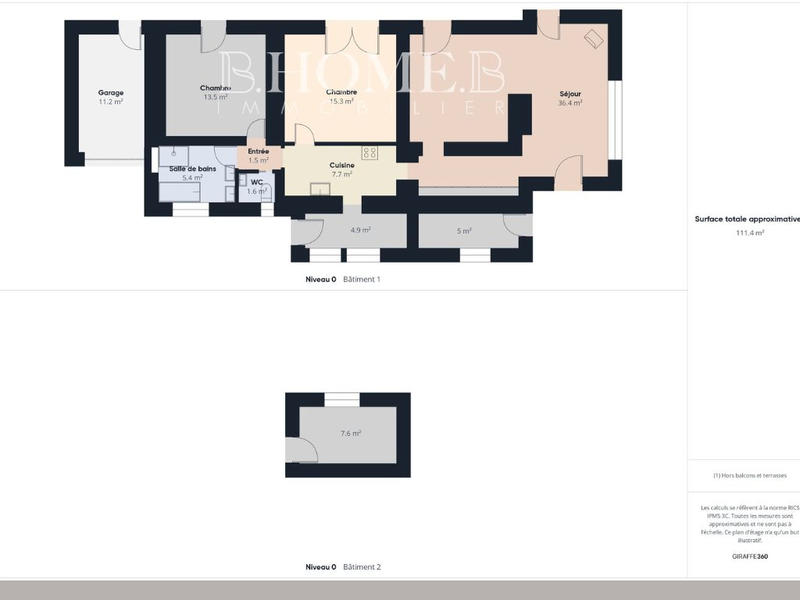 Maison - 89 m² - 3 pièces