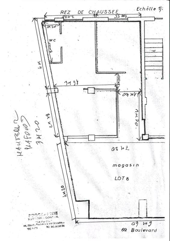 Local commercial - 72 m² - 3 pièces