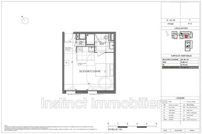 Appartement - 31 m² - 1 pièce
