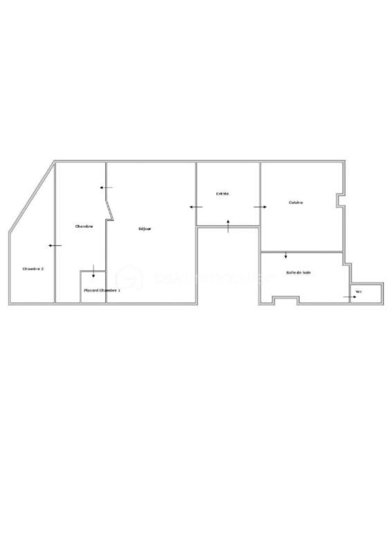 Appartement - 72 m² - 3 pièces