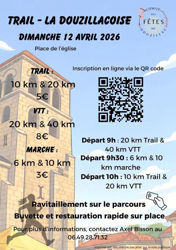 « Trail la Douzillacoise » : randonnées