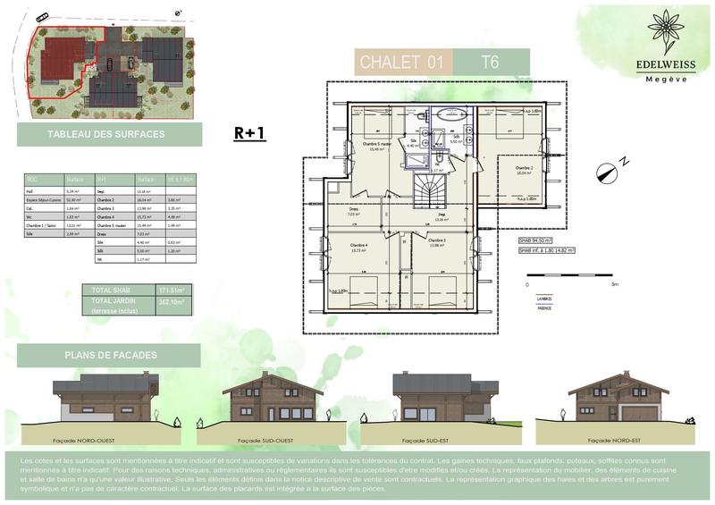 Châlet - 172 m² - 6 pièces