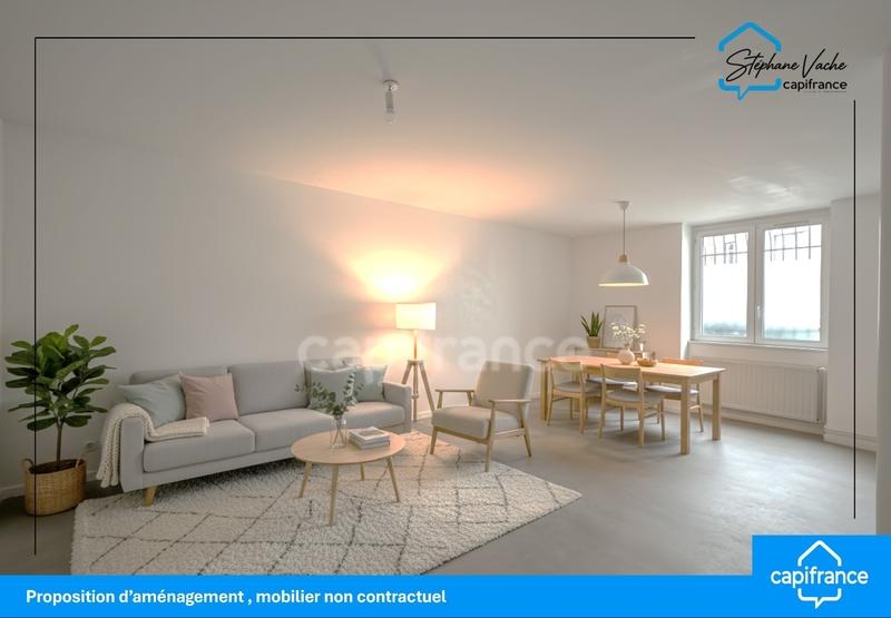 Appartement - 80 m² - 3 pièces